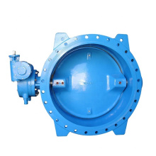 Factory Price Big Size Ductile Iron Double Disc Flanged Eccentric Butterfly Valve